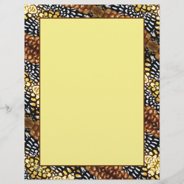 Reeve's Pheasant Feathers 8,5 x 11 Stationary (Framsida)