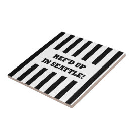 Ref var på plats i Seattle med ersättningsbidrag Kakelplatta