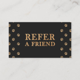 Refer A Friend Modern Luxury Pet Care Black Rabattkort