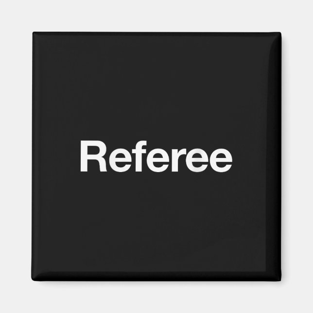 Referee Karate Tournament Magnet (Framsidan)