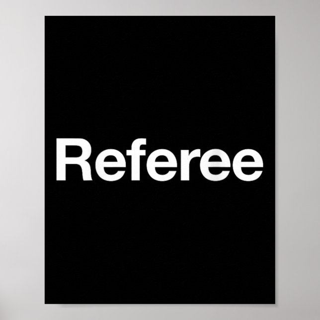 Referee Karate Tournament Poster (Framsidan)