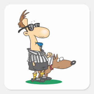 Referens till Blind Fyrkantigt Klistermärke