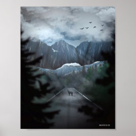 Referensfärg nr 4 för pole i nordkanten poster