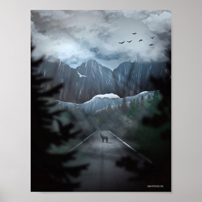 Referensfärg nr 4 för pole i nordkanten poster (Framsidan)