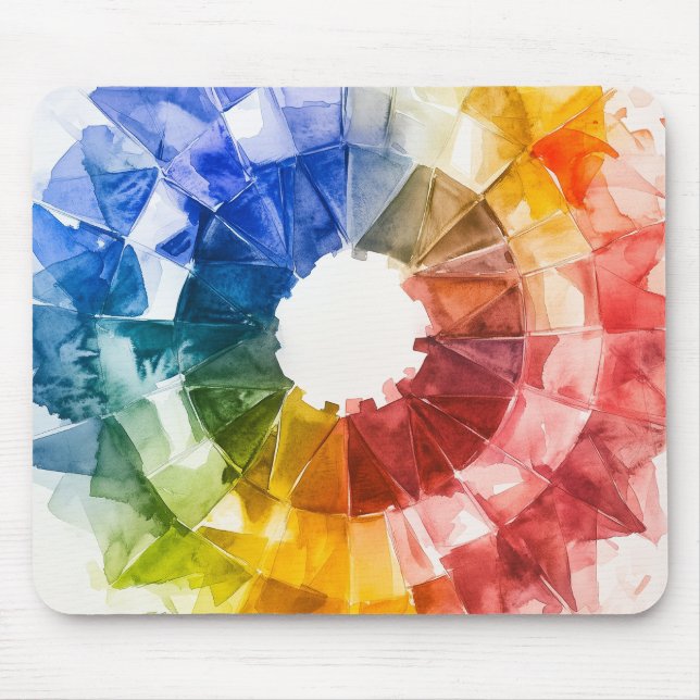 Referenshjul för färg musmatta (Framsidan)