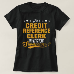Referenskår för kredit t shirt