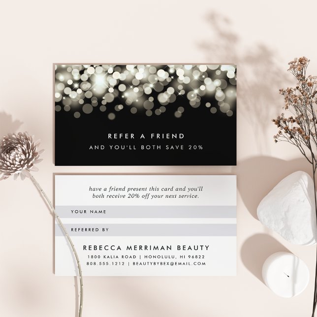 Referenskort för Champagne Spark Rabattkort (Skapare uppladdad)