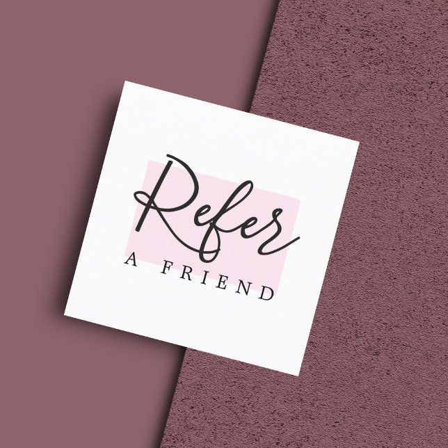 Referenskort för elegant Snyggt Vit ros Salon Rabattkort (Skapare uppladdad)