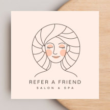 Referenskort för kvinnlig  Rosa Salon & Spa