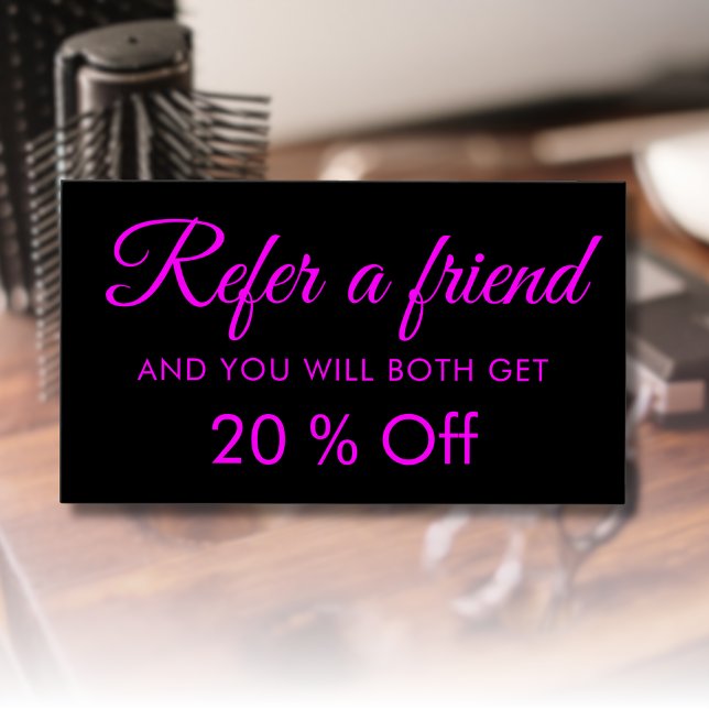 Referenskort för modern Elegant, enkelt svart Mage Visitkort (Skapare uppladdad)