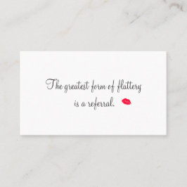 Referenskort för Retro Kissing Läppar-kometologi Rabattkort