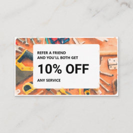 Referenskort: Handyman Services Visitkort