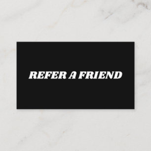 Referenskort refererar till en VÄNNE Rabattkort
