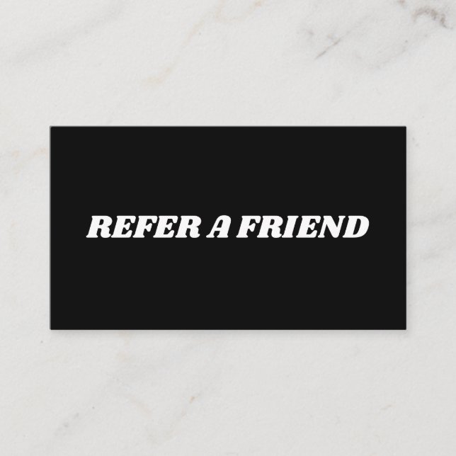 Referenskort refererar till en VÄNNE Rabattkort (Framsida)