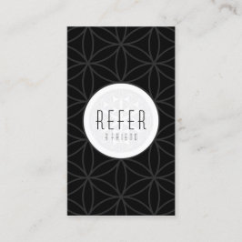referera till en vän helig-geometri rabattkort