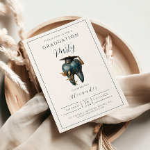 Refined Blue Tooth Laurel Graduation