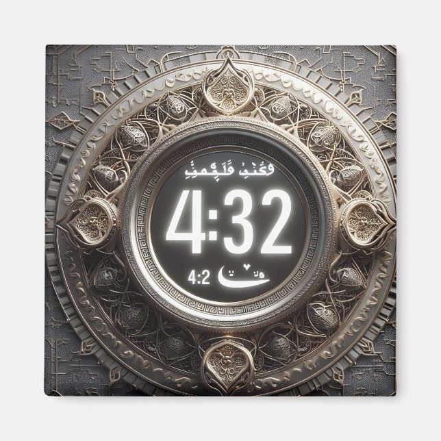 Reflect för embrace Fasting, Iftar, Suhoor & Andli Magnet (Framsidan)