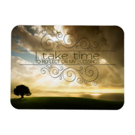 "Reflect on välsignelse" Flex för rörelsemöjlighet Magnet