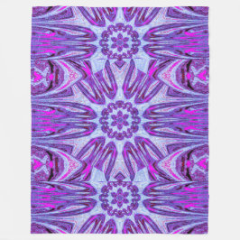 Reflected Lotus 10 Fleece Blanket