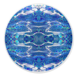 Reflection Blue Cabinet Knob Knopp