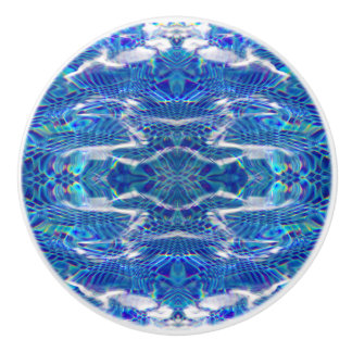 Reflection Blue Cabinet Knob Knopp