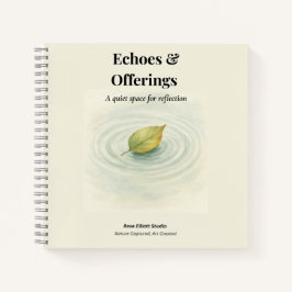 Reflection Journal i löv - Echoes & Erbjudanden