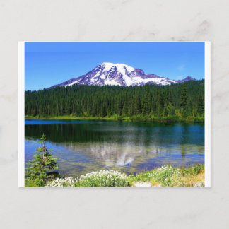 Reflection Lake, Mount Rainier, WA, USA Vykort
