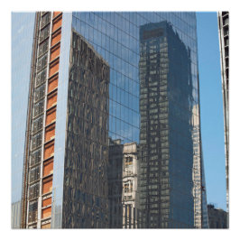 Reflection Office bygger New York City Perfect Poster