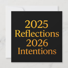 Reflections Intentions 2026 Gold Goal Planner  Julkort