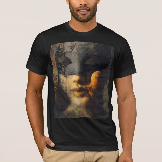 Reflections of Intel — Gothic Surreal Wearable Art T Shirt (Framsida)