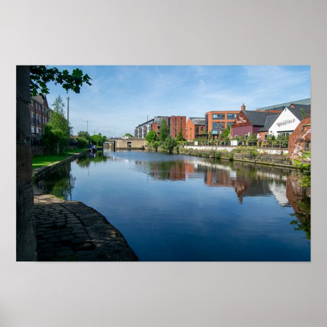 Reflections on the Canal, Wakefield Poster (Framsidan)