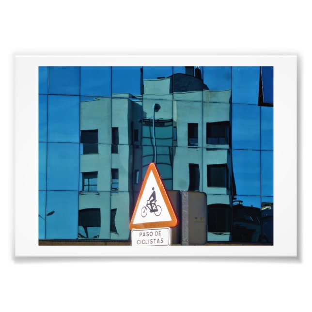 'Reflejo Curvo, León Fototryck (Framsidan)