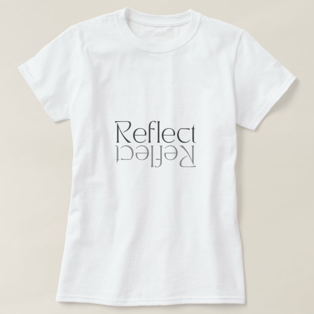Reflekt (grått) t shirt (Design framsida)
