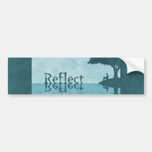 Reflektera bara stötfångare bildekal
