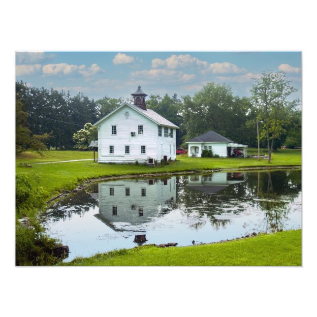 Reflektera dammen  fototryck (Framsidan)