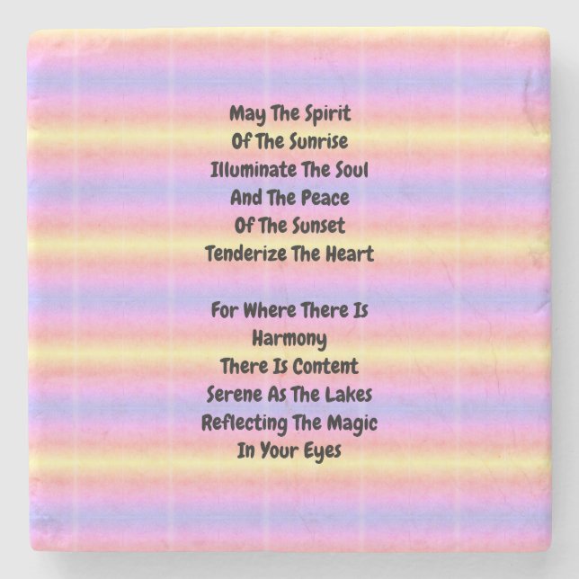 Reflektera magiken stenunderlägg (Framsidan)