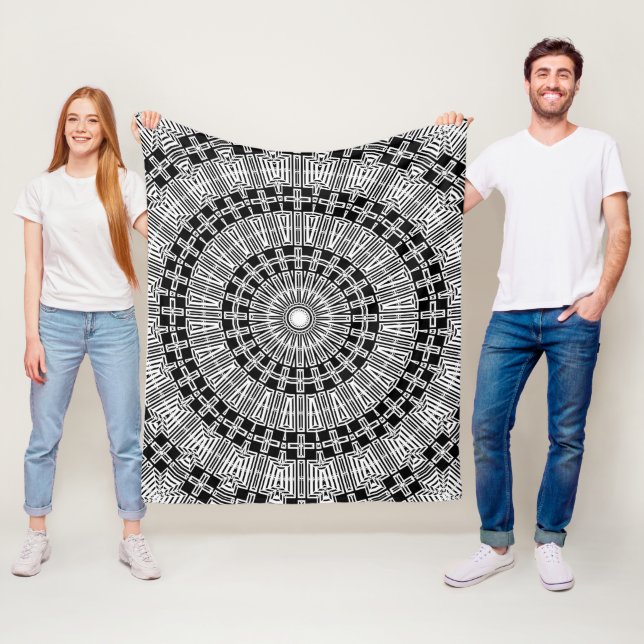 Reflektera Mandala Fleecefilt (På plats)