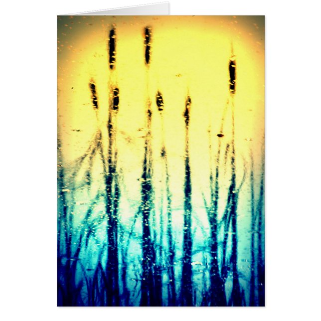 Reflekterad härlighet hälsningskort (Framsidan)