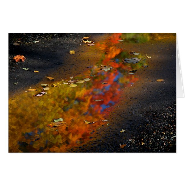 Reflekterad härlighet hälsningskort (Framsidan Horizontal)