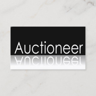 Reflekterande - Auctioneer - visitkort