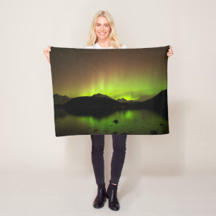 Reflekterande Aurora Fleecefilt