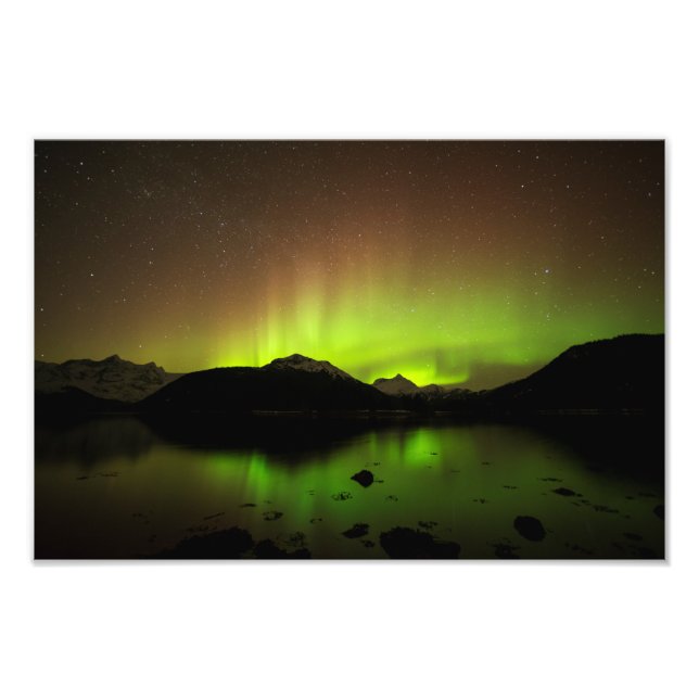 Reflekterande Aurora Fototryck (Framsidan)
