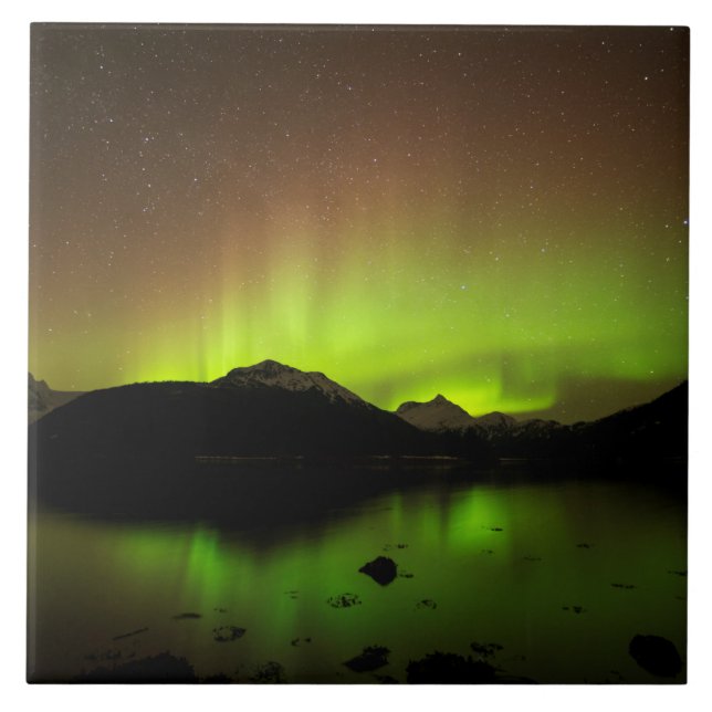 Reflekterande Aurora Kakelplatta (Framsidan)