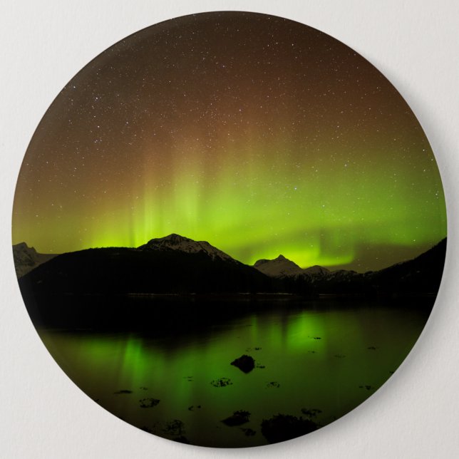 Reflekterande Aurora Knapp (Framsida)