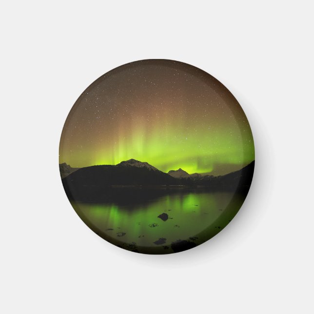 Reflekterande Aurora Magnet (Framsidan)