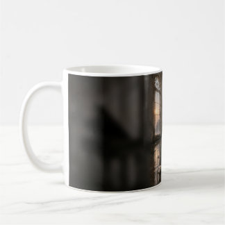 Reflekterande Ballsal Piano Gryning Klassisk Mugg