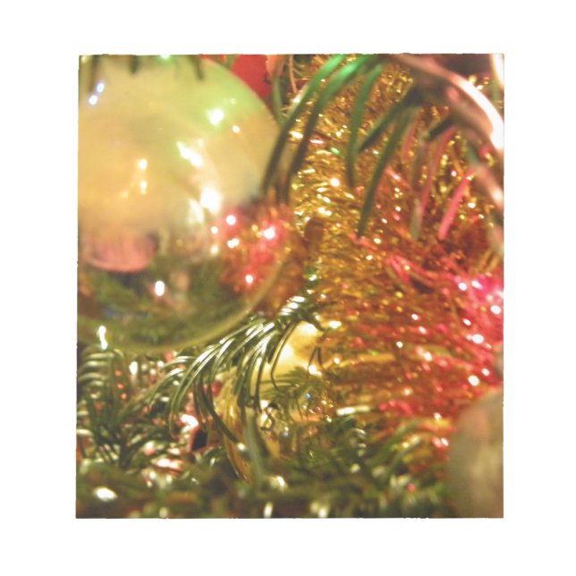 Reflekterande jul anteckningsblock (Framsida)
