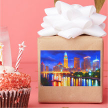 reflekterande lyxfärgad brons stadsnyon