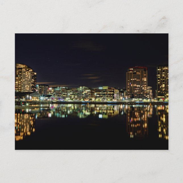 Reflekterande Melbourne Vykort (Framsida)