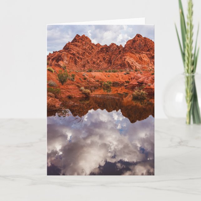 Reflekterande natur kort (Framsida)